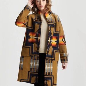 WOMEN'S PENDELTON HARDING ARCHIVE BLANKET COAT-NWOT